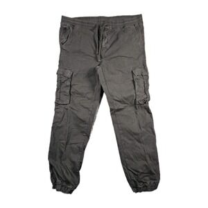 Mavi New Fit Athletic Denim Cargo Joggers Mens 32x28 Black Utility Pants